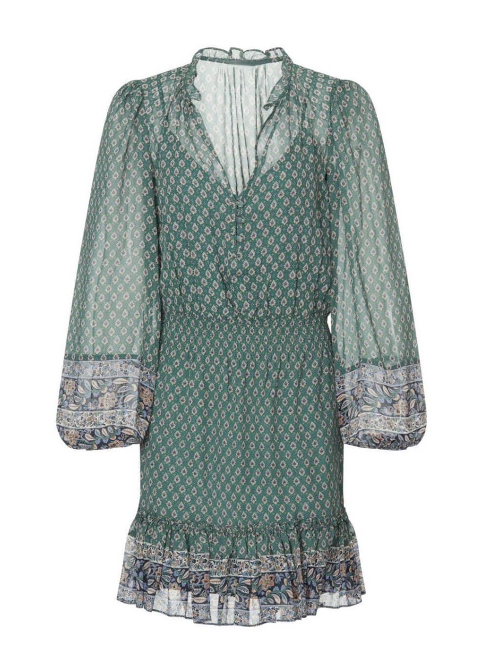 Veronica Beard Destiny Dress - Green - size 12 - Picture 6 of 7